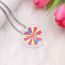 Fashion Love Bagua Style 3-necklace Metal Geometric Tai Chi Necklace