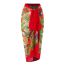Fashion Y188 Skirt Nylon Printed Knotted Beach Skirt