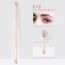 Fashion 1 Champagne Color Double-ended Makeup Brush Nylon Double-ended Makeup Brush