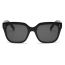 Fashion Tortoiseshell Frame All Gray C2 Pc Square Large Frame Sunglasses