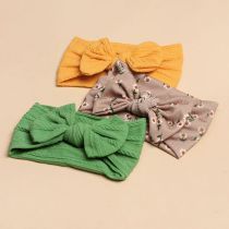 Fashion H Fabric Bow Children's Headband Set
