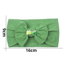 Fashion Green Fabric Bow Children's Headband