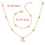 Fashion Golden 1 Copper Love Pearl Necklace
