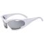 Fashion Green Frame Black And Gray Film Special-shaped Hollow Sunglasses
