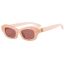 Fashion Jelly Powder Frame Powder Tablets Pc Irregular Sunglasses