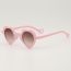 Fashion Pink Frame Children's Heart Sunglasses