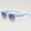 Fashion Blue Frame Children's Wave Sunglasses
