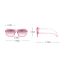 Fashion Translucent Pink Frame Double Bridge Square Children's Sunglasses