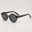 Fashion Black Frame Gray Film Round Frame Children's Sunglasses