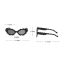 Fashion Black Frame Gray Film Cat-eye Wave Children's Sunglasses