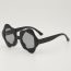 Fashion Black Frame Gray Film Children's Flower Irregular Sunglasses