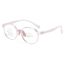 Fashion Pink Frame Silicone Children's Large Glasses Frames