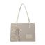 Fashion Off White Pu Printed Large Capacity Shoulder Bag