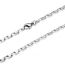 Fashion Width 3mm Length 75cm Titanium Steel Geometric Chain Men's Necklace