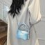 Fashion Black Milk Pattern Pu Children's Crossbody Bag