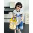 Fashion Off White Polyester Printed Large Capacity Children's Shoulder Bag