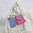 Fashion Pink Pu Smiley Face Children's Crossbody Bag