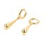 Fashion Gold Color Copper Drop Earrings