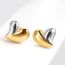 Fashion Gold Earrings) Copper Love Earrings