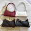 Fashion Brown Embossed Love Shoulder Bag
