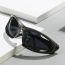 Fashion Silver Frame White Mercury Special-shaped Hollow Sunglasses