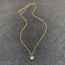 Fashion Satellite Chain Copper Inlaid Zirconium Butterfly Necklace