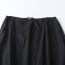 Fashion Black Cotton A-line Skirt