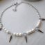Fashion Necklace Alloy Pearl Stud Necklace
