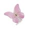 Fashion Bright White Butterfly Resin Butterfly Gripper