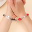 Fashion Love Magnet Hollow Pony Black And Red Milan Bracelet 1 Pair Pair Of Stainless Steel Pony Love Magnet Bracelets