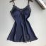 Fashion Claret Lace Suspender Nightgown