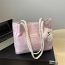 Fashion Pink Without Pendants Polyester Large Capacity Shoulder Bag