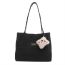 Fashion White With Pendant Polyester Large Capacity Shoulder Bag