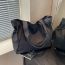 Fashion Light Grey Large Capacity Shoulder Bag