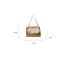 Fashion Gold Soft Leather Flap Large Capacity Shoulder Bag