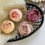 Fashion Pink Fabric Simulated Flower Hairpin