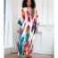 Fashion 10 Colorful Butterflies Cotton Printed Blouse Dress