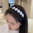 Fashion Grey Love Rhinestone Crystal Headband