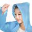 Fashion 240 Grams (can Be Carried In A School Bag) Powder Eva Disposable Frosted Children's Raincoat