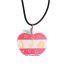 Fashion Love Apple-necklace Acrylic Apple Necklace