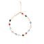 Fashion Colorful Water Drops - Anklet Copper Diamond Drop Anklet