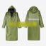 Fashion 210d Fluorescent Green Double Layer Double Pockets Oxford Cloth Adult Thickened All-in-one Raincoat