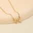 Fashion Silver Bow Alloy Bow Necklace