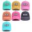 Fashion Rose Red Mini-washed Children's Baseball Cap Letter Embroidered Parent-child Baseball Cap