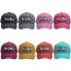 Fashion Burgundy-colored Letters Mama Baseball Cap Letter Embroidered Baseball Cap