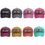 Fashion Rose Red-color Lettering Mother And Son Baseball Cap Letter Embroidered Parent-child Baseball Cap