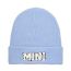 Fashion Soft White-mini Knitted Hat Letter Embroidered Children's Woolen Hat