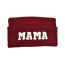 Fashion White Beige-mama Knitted Hat Letter Embroidered Knitted Beanie