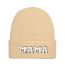 Fashion Khaki-mama Knitted Hat Letter Embroidered Knitted Beanie