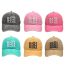 Fashion Rose Red-three Lines Letters Mini Baseball Cap Letter Embroidered Children's Baseball Cap